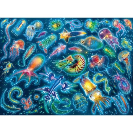 Puzzle Specii Marine Colorate, 500 Piese Ravensburger - 1